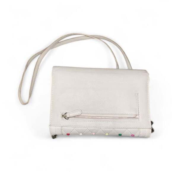 Betsey Johnson cream Quilted Crossbody Bag - Picture 3 of 3